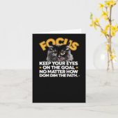 Focus Houd je ogen op het doel, hoe dim de PA Kaart (Gele Bloem)