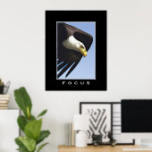 FOCUS Huge Motivatie Art Poster (Thuiskantoor)