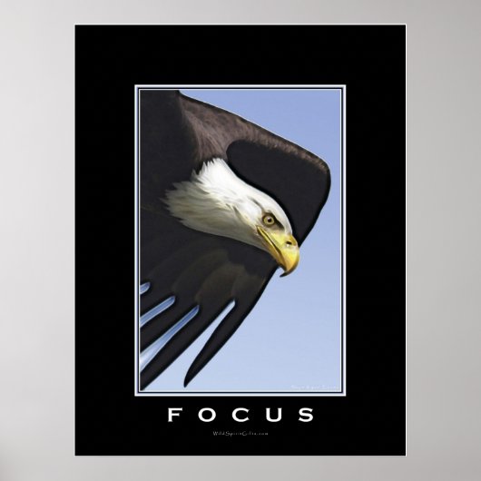FOCUS Huge Motivatie Art Poster (Voorkant)