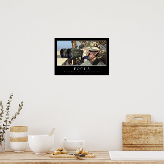 Focus: Inspirerend prijsopgave Poster (Keuken)