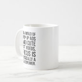 Focus is een Superpower - succes Motivatie Koffiemok (Voorkant links)