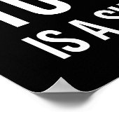 Focus is een Superpower - succes Motivatie Poster (Hoek)