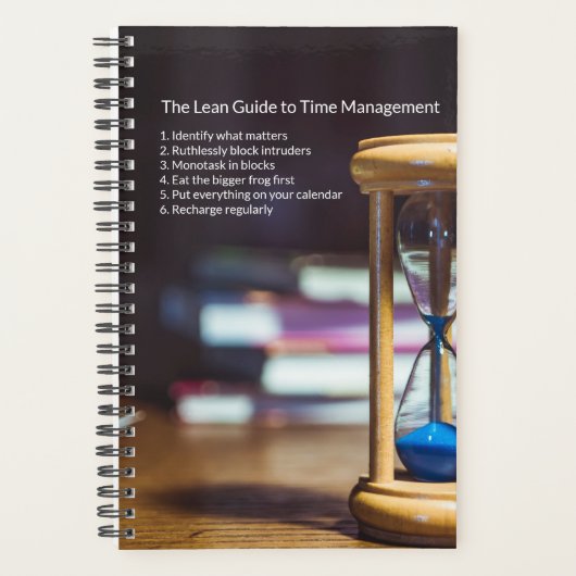 Focus je leven: De leidende gids voor tijdbeheer Planner (Voorkant)