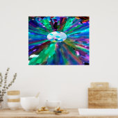 focus kerstmaan en ster poster (Keuken)