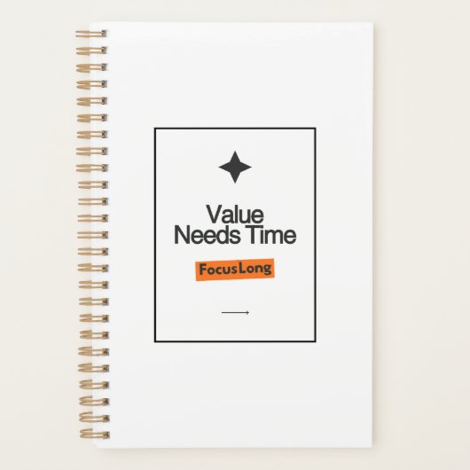 Focus Lange Planner – Waarde Heeft Tijd Investor C (Voorkant)