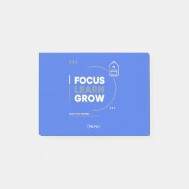 Focus Learn Grow / Motivación y Éxito Escolar  Post-it® Notes