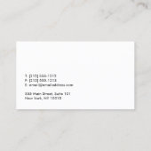 FOCUS LOGO III voor FOTOGRAAF Visitekaartje (Achterkant)