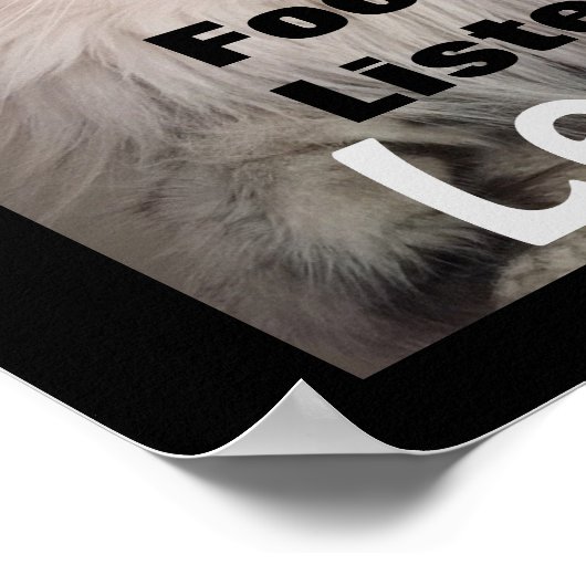 Focus. Luister. Leer. Classroom Poster (Hoek)