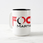 Focus Martial Arts Coffee Mok (Voorkant links)