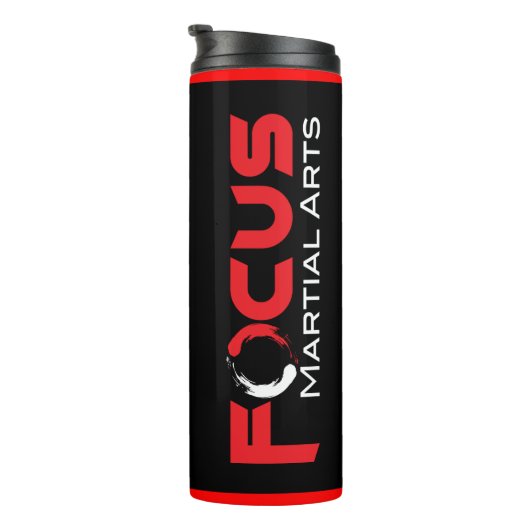 Focus Martial Arts Thermal Tumbler Thermosbeker (Geroteerd rechts)