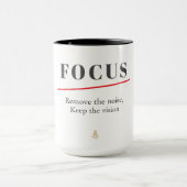 FOCUS Minimalist Motivational  — Clean Mode Mok (Midden)