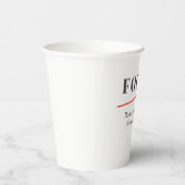 FOCUS Minimalist Motivational  — Clean Mode Papieren Bekers (Rechts)