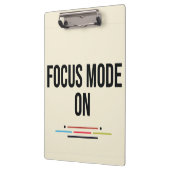 Focus Mode Aan. Klembord (Links)