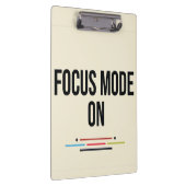 Focus Mode Aan. Klembord (Rechts)