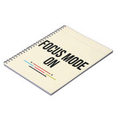 Focus Mode Aan. Notitieboek (Linkerzijde)