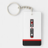 Focus Mode Acrylic Keychain (Voorkant)