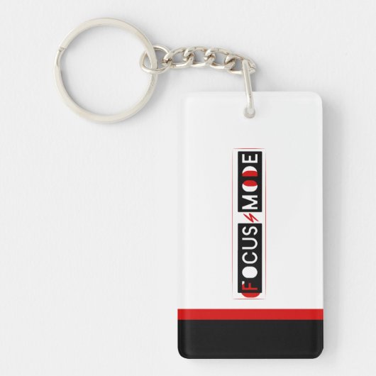 Focus Mode Acrylic Keychain (Voorkant)