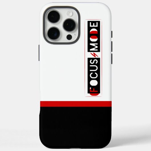 Focus Mode Case-Mate iPhone Case (Achterkant)