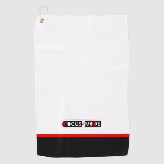 Focus Mode Golfhanddoek (Voorkant)