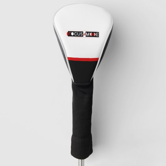 Focus Mode Golfheadcover (Voorkant)