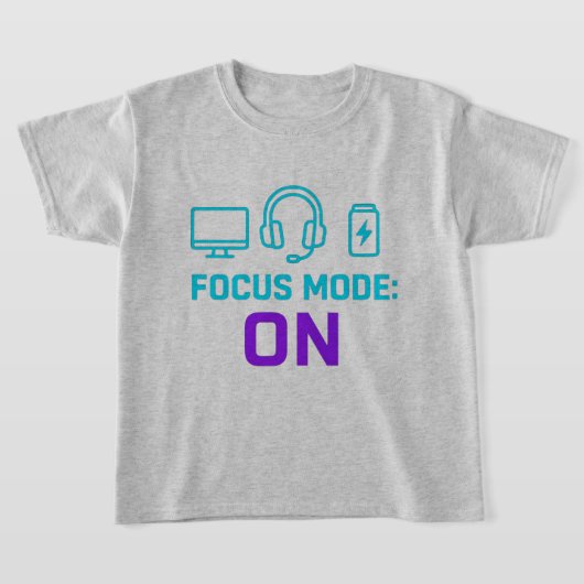 Focus Mode ON – Minimalist Tech T-shirt (Laagn)