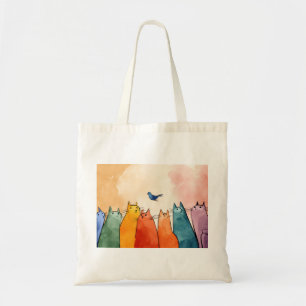 Focus Modus Katten – Grappige Spreuk Kunst over Ka Tote Bag