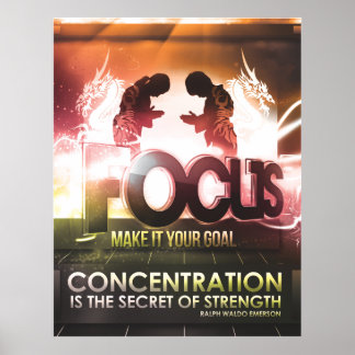 FOCUS - MOTIVATIE POSTER