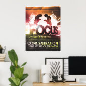 FOCUS - MOTIVATIE POSTER (Thuiskantoor)