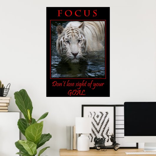 Focus Motivatie Poster (Thuiskantoor)