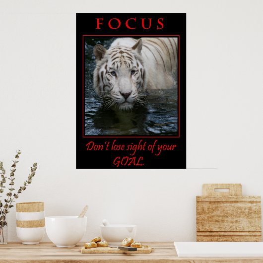 Focus Motivatie Poster (Keuken)