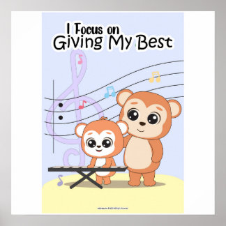 Focus on giving your best Wall art Poster