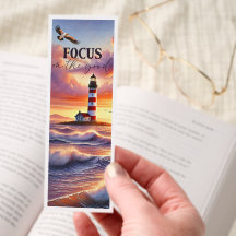 Focus On The Good Motivational Bookmark