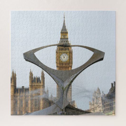 Focus op Big Ben - Londen - 20x20 - 676 pcs. Legpuzzel (Verticaal)