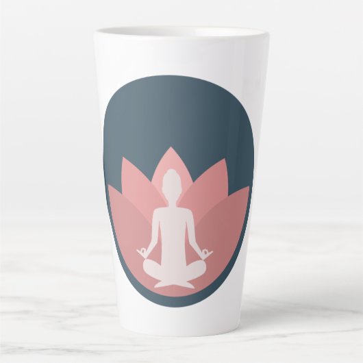 Focus op chill latte mok (Voorkant)