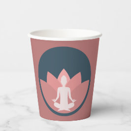 Focus op chill papieren bekers