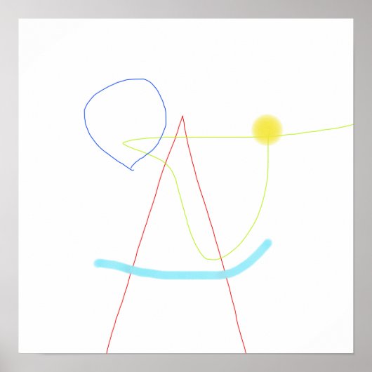 Focus op de compositie poster (Voorkant)