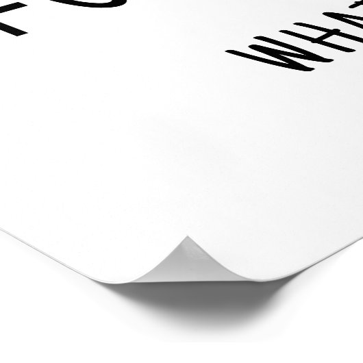 Focus op de Goede Camera Wildflower Poster (Hoek)