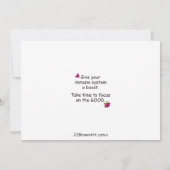 Focus op de Good_Flat Card 7 x 5 inch (Achterkant)