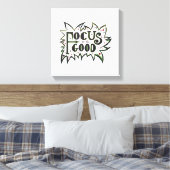 Focus op de GOOD! Inspirerend illustratie Canvas Afdruk (Insitu (Slaapkamer))