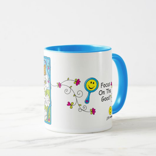 Focus op de Good_ Mok (Voorkant rechts)