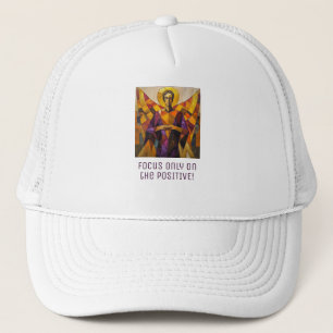 "Focus op de positieve engelen" Trucker Pet