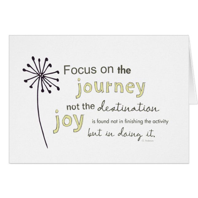 focus op de reis (Voorkant Horizontaal)