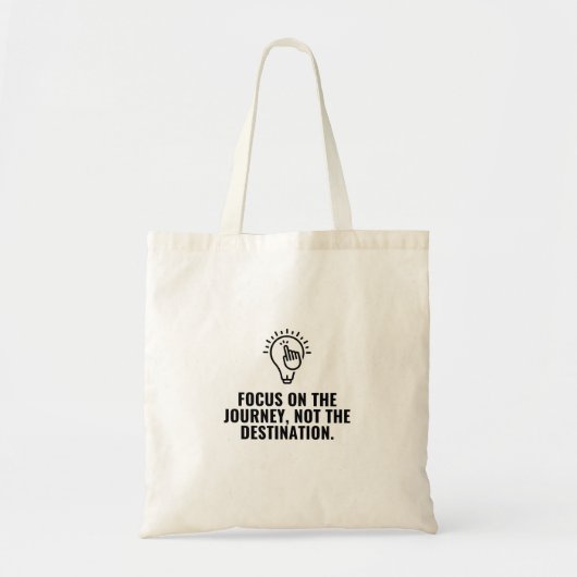 Focus op de reis tote bag (Voorkant)