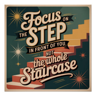 Focus op de stap voor je perfect poster