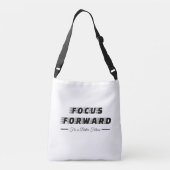 Focus op een betere toekomst crossbody tas (Achterkant)