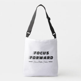 Focus op een betere toekomst crossbody tas