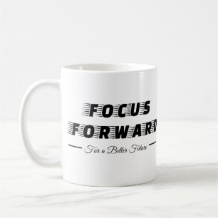 Focus op een betere toekomst koffiemok