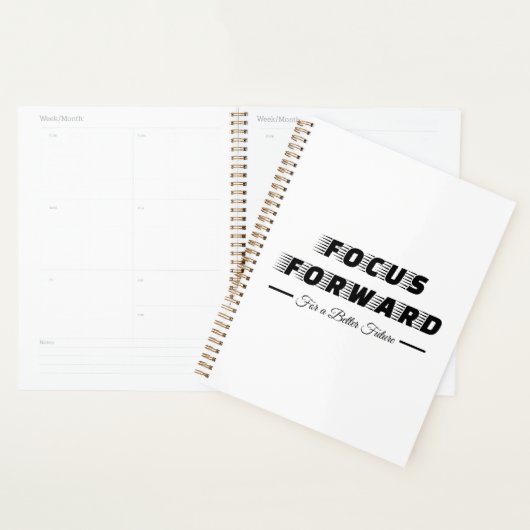 Focus op een betere toekomst planner (Display)