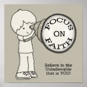Focus op geloof poster (Voorkant)