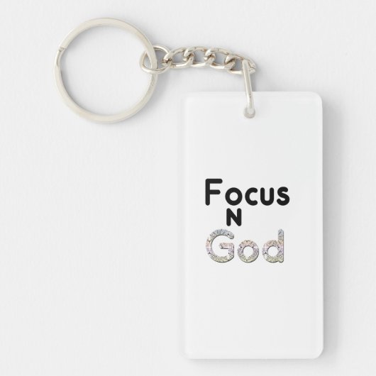 Focus op God Sleutelhanger (Voorkant)